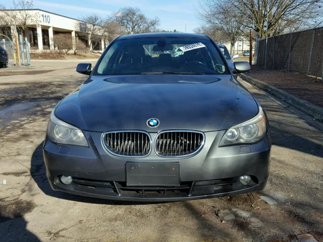 WBANF735X6CG69131 - 2006 BMW 530 XI GRAY photo 9