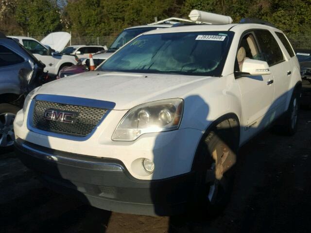 1GKER33757J130306 - 2007 GMC ACADIA SLT WHITE photo 2