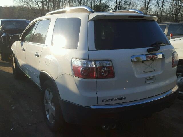 1GKER33757J130306 - 2007 GMC ACADIA SLT თეთრი ფოტო 3