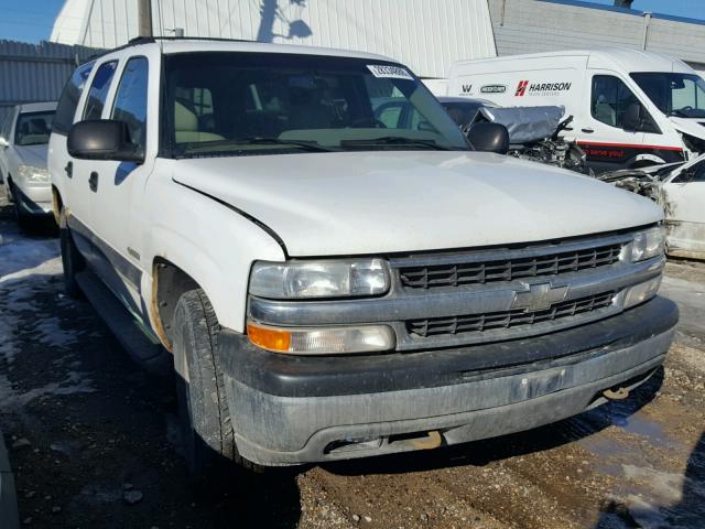 3GNFK16T5YG221815 - 2000 CHEVROLET SUBURBAN K WHITE photo 1