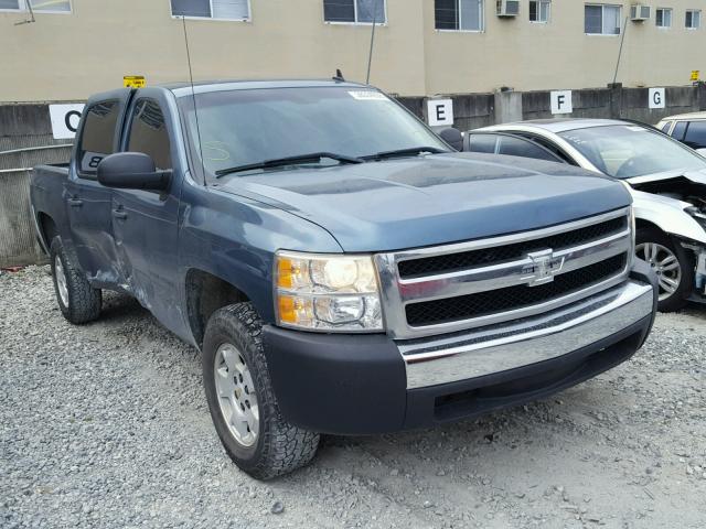 3GCRCSE01AG110202 - 2010 CHEVROLET SILVERADO BLUE photo 1