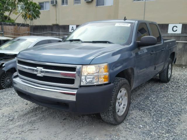 3GCRCSE01AG110202 - 2010 CHEVROLET SILVERADO BLUE photo 2