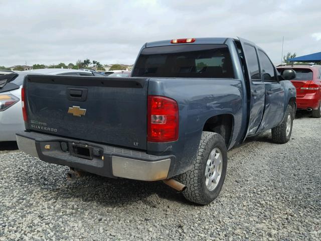 3GCRCSE01AG110202 - 2010 CHEVROLET SILVERADO BLUE photo 4