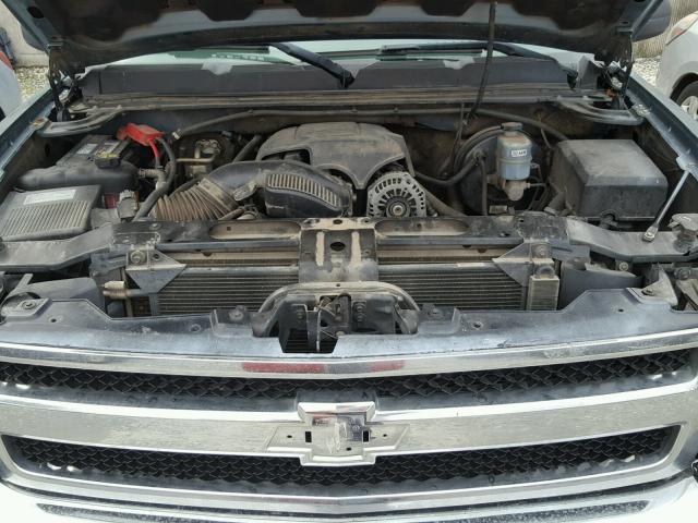 3GCRCSE01AG110202 - 2010 CHEVROLET SILVERADO BLUE photo 7