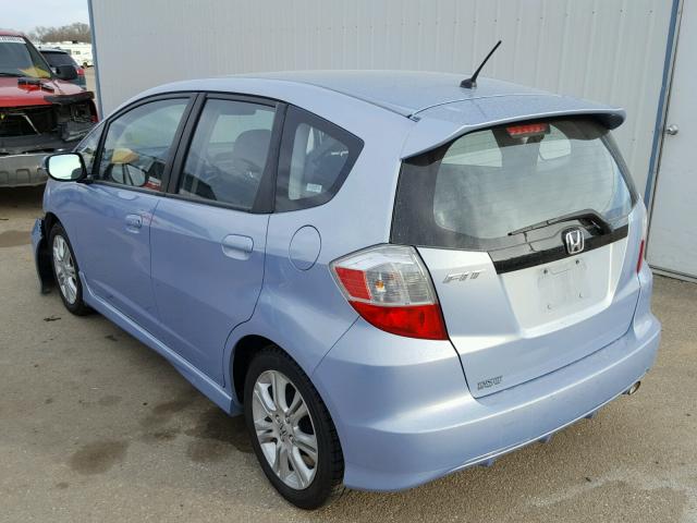 JHMGE87469C002692 - 2009 HONDA FIT SPORT PURPLE photo 3