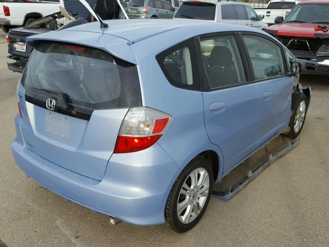 JHMGE87469C002692 - 2009 HONDA FIT SPORT PURPLE photo 4