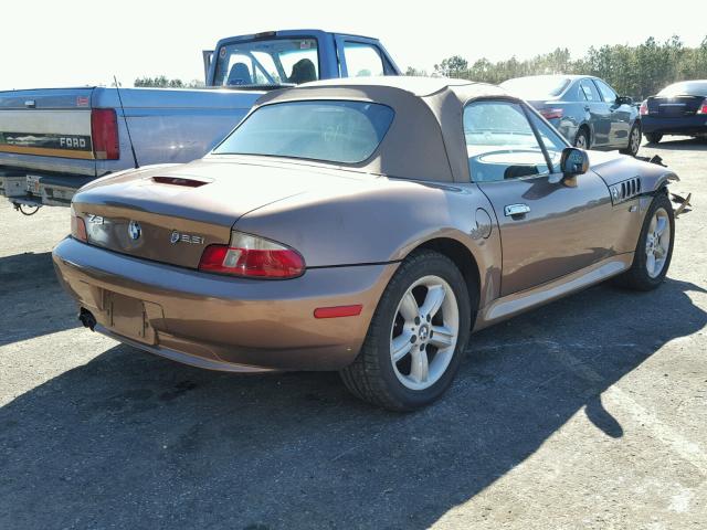 WBACN33471LM01380 - 2001 BMW Z3 2.5 BROWN photo 4