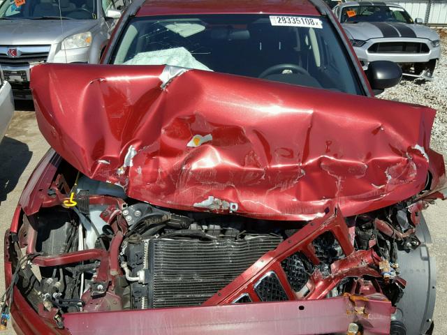 1C4NJCBA7FD250296 - 2015 JEEP COMPASS SP MAROON photo 7