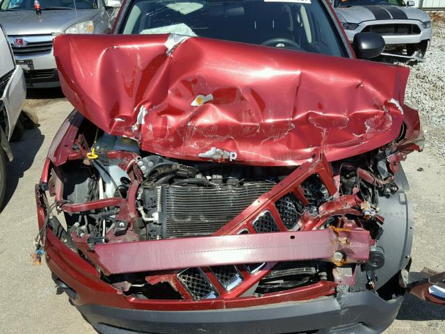 1C4NJCBA7FD250296 - 2015 JEEP COMPASS SP MAROON photo 9