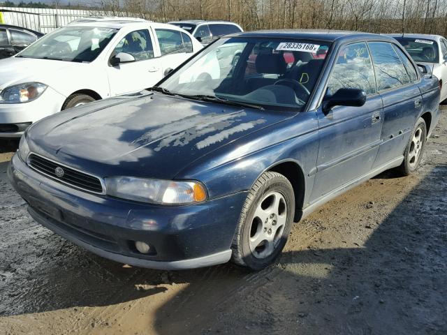 4S3BD6758T7206485 - 1996 SUBARU LEGACY GT BLUE photo 2