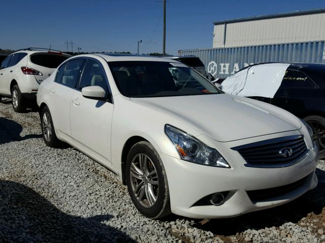 JN1CV6AP0AM402644 - 2010 INFINITI G37 BASE WHITE photo 1