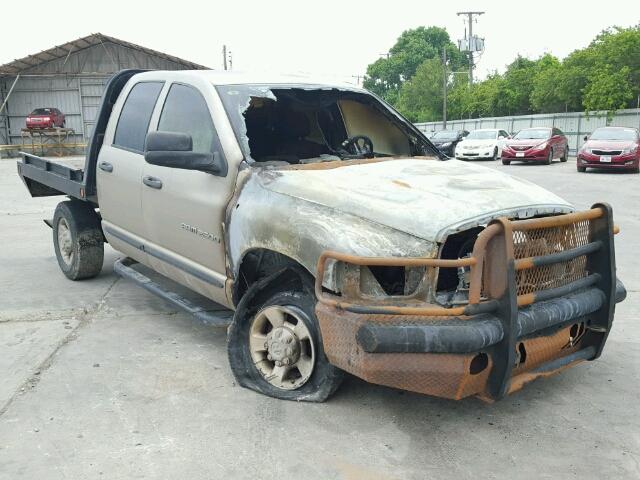 3D7KU28C14G212937 - 2004 DODGE RAM 2500 S BEIGE photo 1