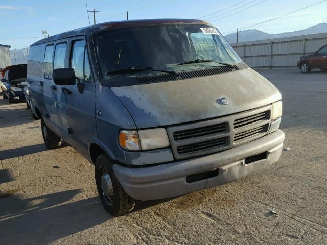 2B7HB21Y8SK523944 - 1995 DODGE RAM VAN B2 BLUE photo 1