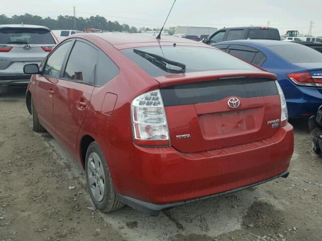 JTDKB20U967529173 - 2006 TOYOTA PRIUS RED photo 3