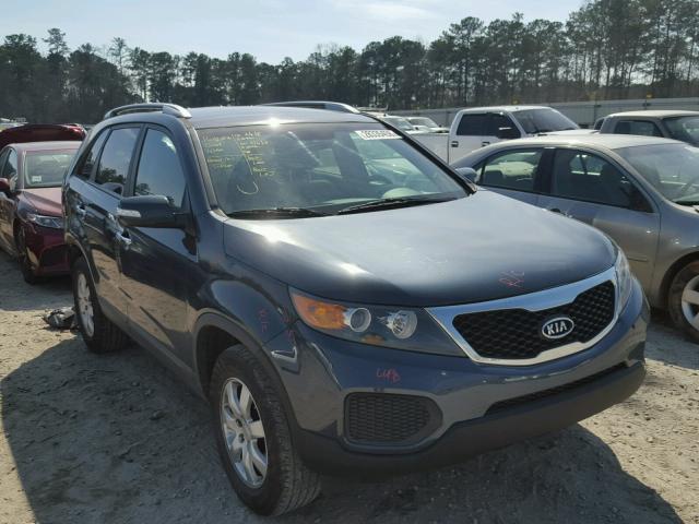 5XYKT4A23BG117222 - 2011 KIA SORENTO BA BLUE photo 1