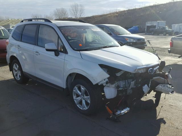 JF2SJAEC4EH529122 - 2014 SUBARU FORESTER 2 WHITE photo 1