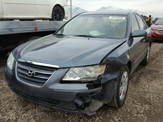 5NPET46C59H575149 - 2009 HYUNDAI SONATA GLS TURQUOISE photo 2