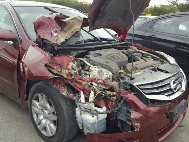 1N4AL2AP9AN432762 - 2010 NISSAN ALTIMA BAS MAROON photo 9