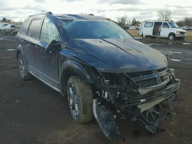 3C4PDCGB0HT524890 - 2017 DODGE JOURNEY CR BLACK photo 1