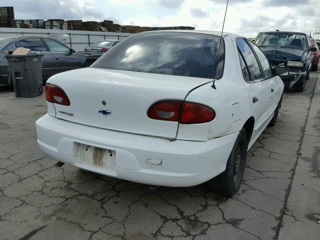 1G1JC5242Y7356938 - 2000 CHEVROLET CAVALIER WHITE photo 4