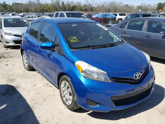 JTDKTUD36CD513522 - 2012 TOYOTA YARIS BLUE photo 1