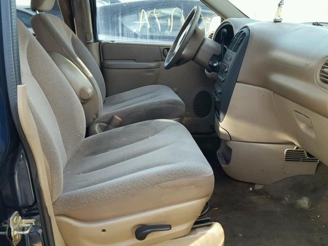 1C8GJ25B93B175789 - 2003 CHRYSLER VOYAGER BLUE photo 5