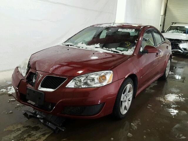 1G2ZJ57B594238560 - 2009 PONTIAC G6 RED photo 2