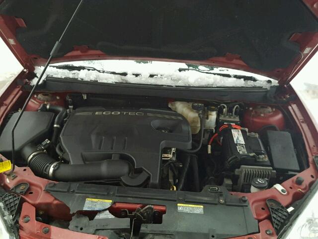 1G2ZJ57B594238560 - 2009 PONTIAC G6 RED photo 7