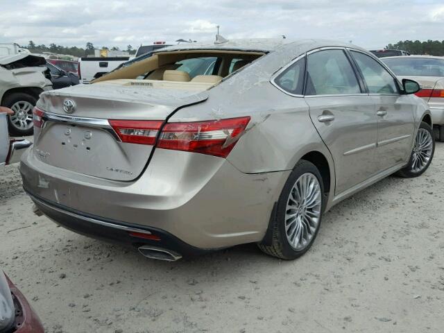 4T1BK1EB1HU249491 - 2017 TOYOTA AVALON XLE GOLD photo 4