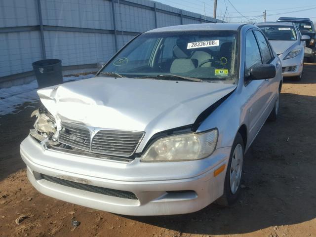 JA3AJ26E83U019293 - 2003 MITSUBISHI LANCER ES SILVER photo 2