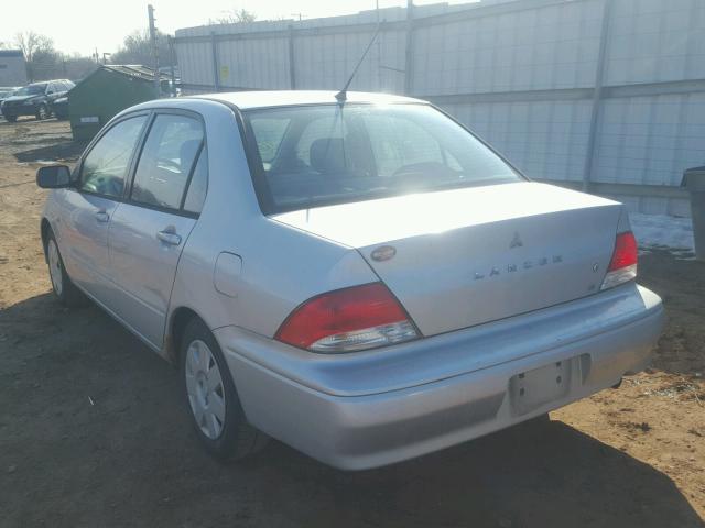 JA3AJ26E83U019293 - 2003 MITSUBISHI LANCER ES SILVER photo 3