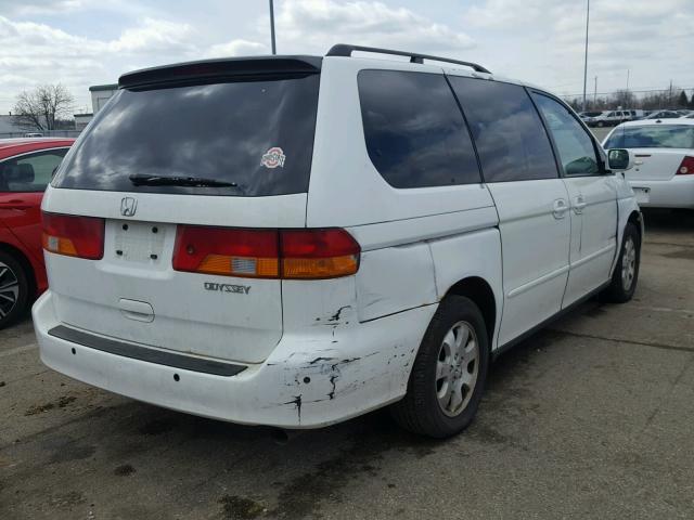 5FNRL18054B150041 - 2004 HONDA ODYSSEY EX WHITE photo 4