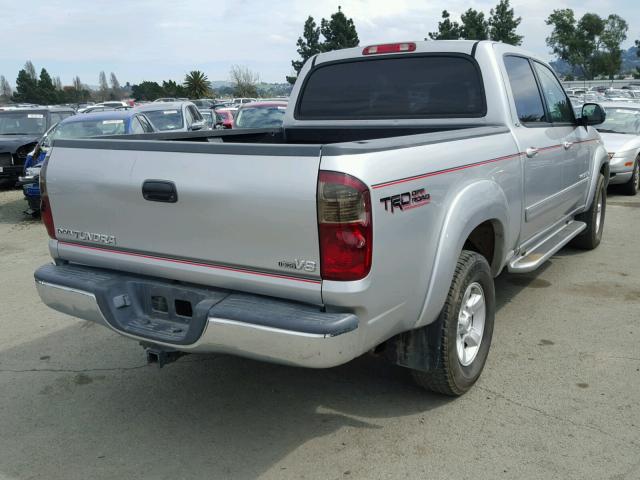 5TBET34126S513542 - 2006 TOYOTA TUNDRA DOU SILVER photo 4