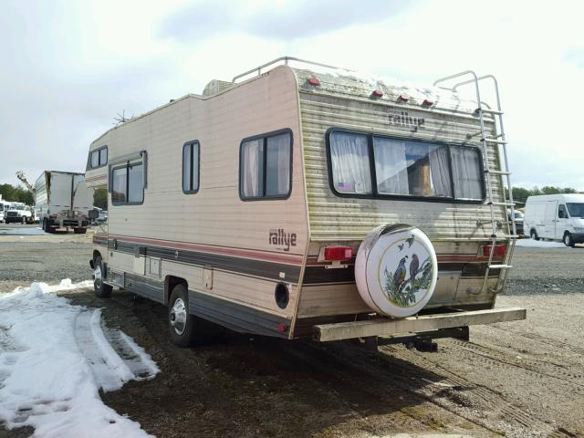 1FDKE30L7HHA27680 - 1987 FORD ECONOLINE TAN photo 3