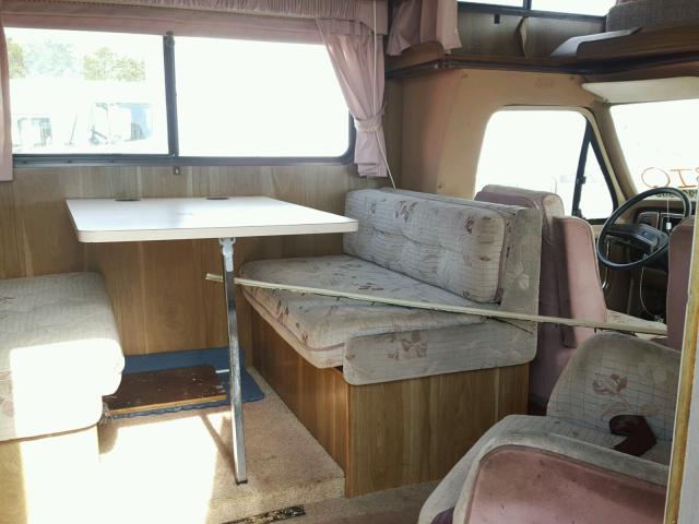 1FDKE30L7HHA27680 - 1987 FORD ECONOLINE TAN photo 9