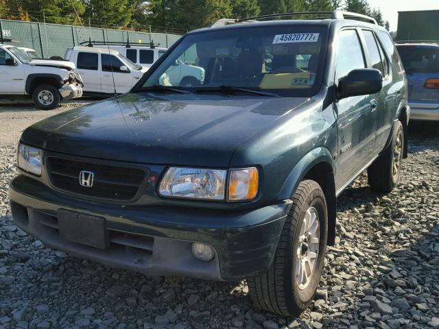 4S6CK58W614406276 - 2001 HONDA PASSPORT E GREEN photo 2