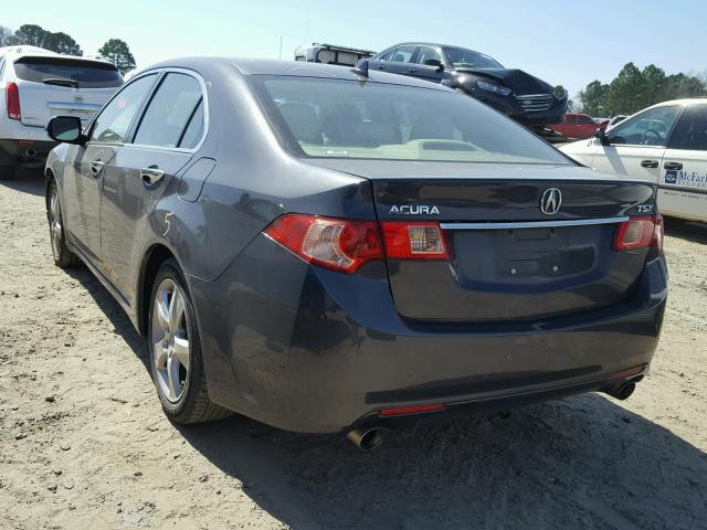 JH4CU2F69CC002369 - 2012 ACURA TSX TECH GRAY photo 3