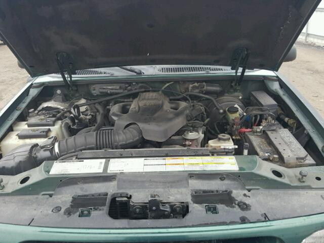 1FMYU24E5XUC07846 - 1999 FORD EXPLORER GREEN photo 7