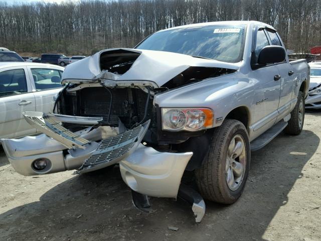 1D7HU18D25J636575 - 2005 DODGE RAM 1500 S SILVER photo 2