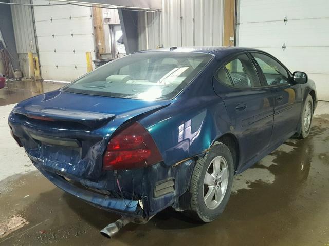 2G2WP552361189810 - 2006 PONTIAC GRAND PRIX BLUE photo 4
