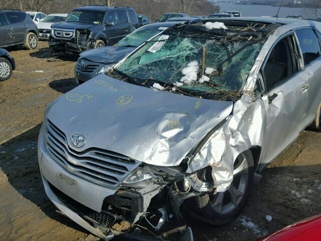 4T3BK3BB3BU051476 - 2011 TOYOTA VENZA BASE SILVER photo 9