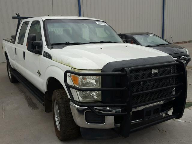 1FT7W3BT4FEB15606 - 2015 FORD F350 SUPER WHITE photo 1