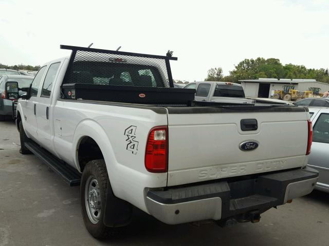 1FT7W3BT4FEB15606 - 2015 FORD F350 SUPER WHITE photo 3