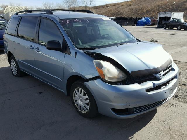 5TDZA23C95S356246 - 2005 TOYOTA SIENNA CE BLUE photo 1