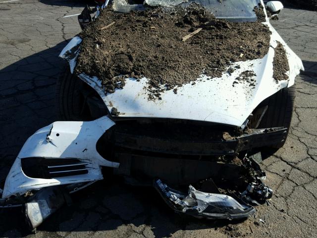 5YJSA1DP9DFP26045 - 2013 TESLA MODEL S WHITE photo 7