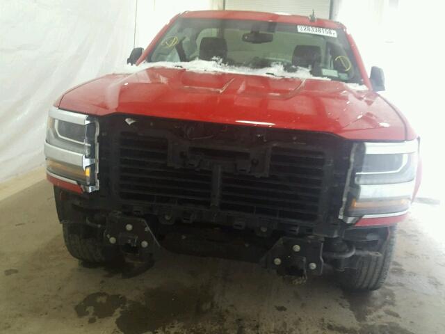 1GCNCNEH0HZ127539 - 2017 CHEVROLET SILVERADO RED photo 9