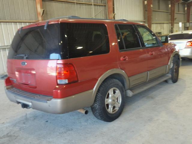 1FMFU18L63LB67433 - 2003 FORD EXPEDITION RED photo 4