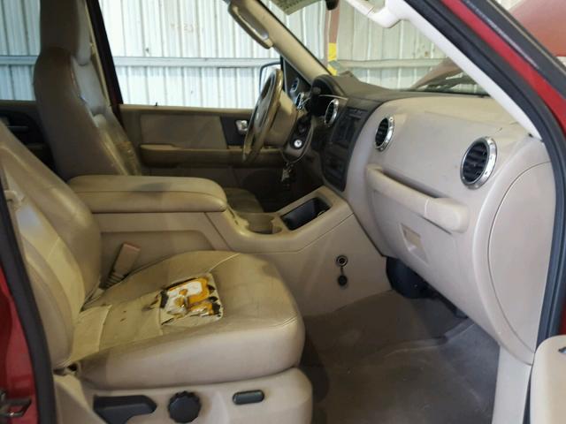 1FMFU18L63LB67433 - 2003 FORD EXPEDITION RED photo 5