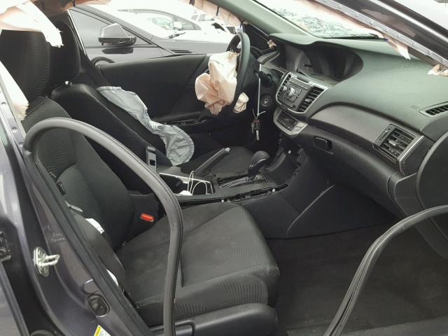 1HGCR2F33EA076539 - 2014 HONDA ACCORD LX GRAY photo 5