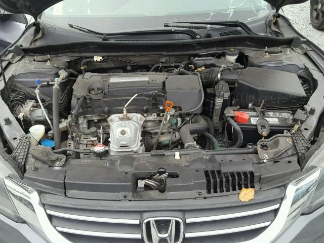 1HGCR2F33EA076539 - 2014 HONDA ACCORD LX GRAY photo 7